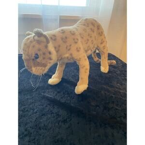 Hansa Cheetah Realestic Standing Soft Plush Toy 16" Stuffed Animal Brown Spots